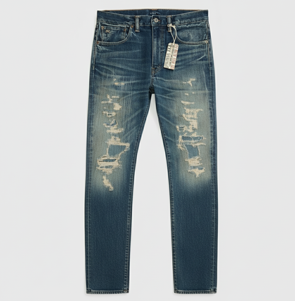 Jeans Ralph Lauren Brannon high slim fit distressed