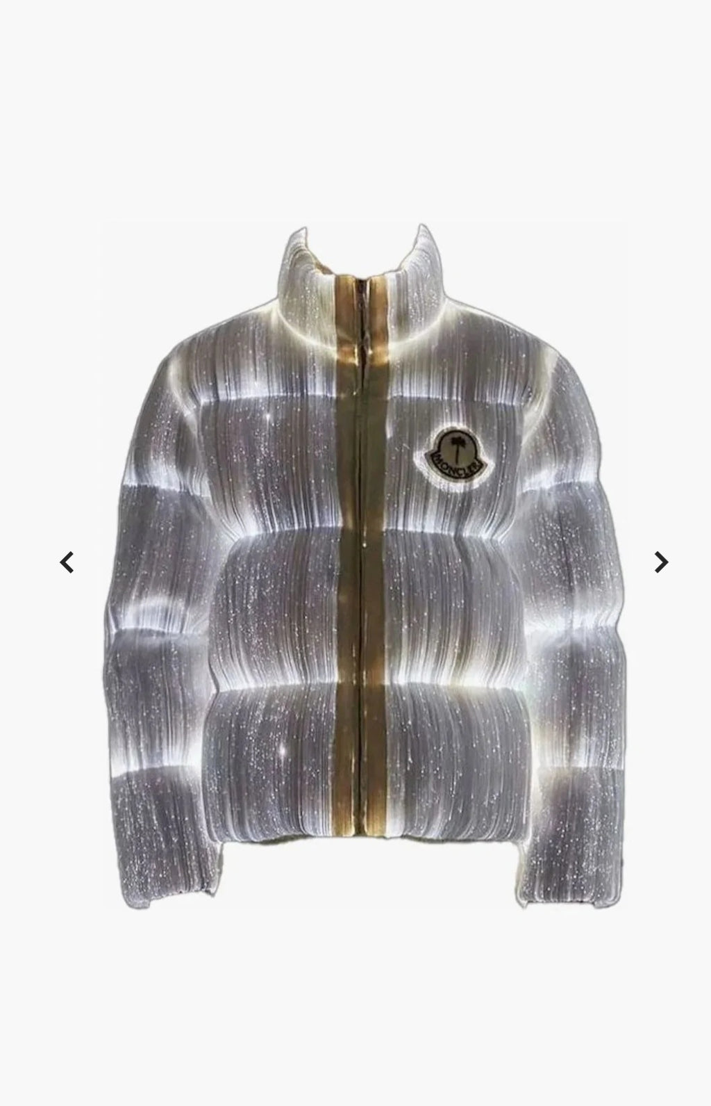 Moncler Maya 70 By Palm Angels Jacket Bright White