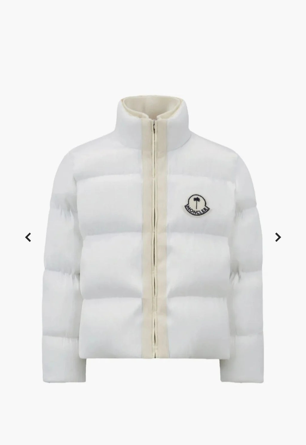 Moncler Maya 70 By Palm Angels Jacket Bright White